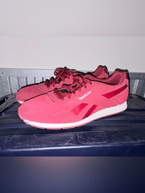 Reebok Royal Glide Red Suede Sneakers Men’s US 12.5